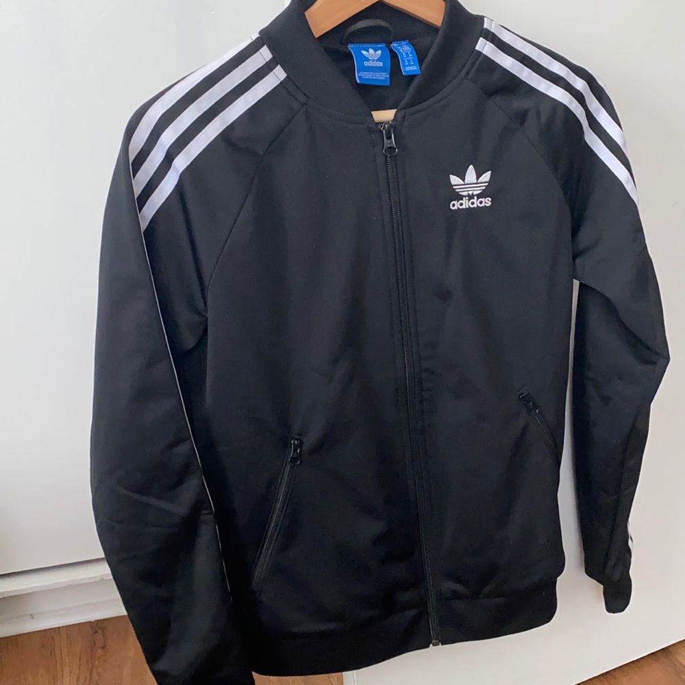 Adidas 3 stripe track jacket
